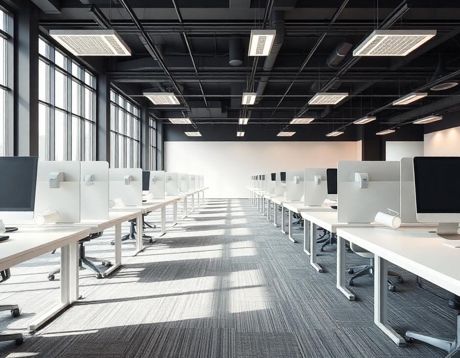 Freshly cleaned commercial office space in Oakville